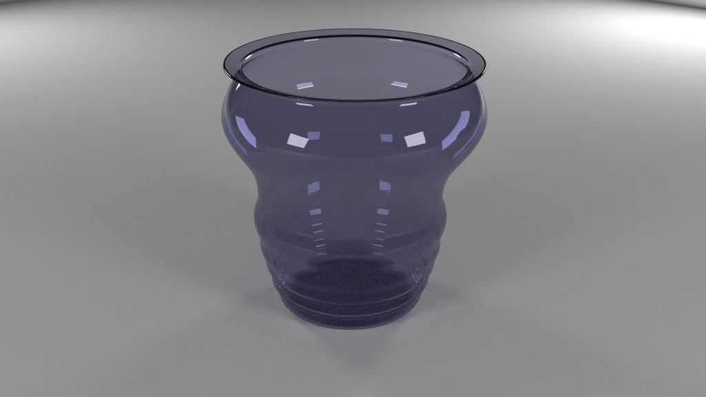 Purple Glass Vase preview image 1